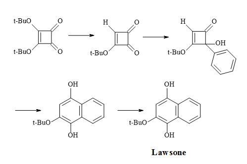 Synthesis of lawsone