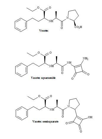 Vasotec and squaryl vasotec