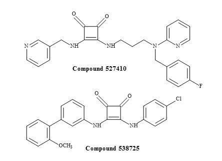 Squaramides from the GSK library