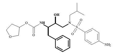 (2R,3S)-1,3-Diamino-2-hydroxy-4-phenyl-butane subunit embedded in amprenavir