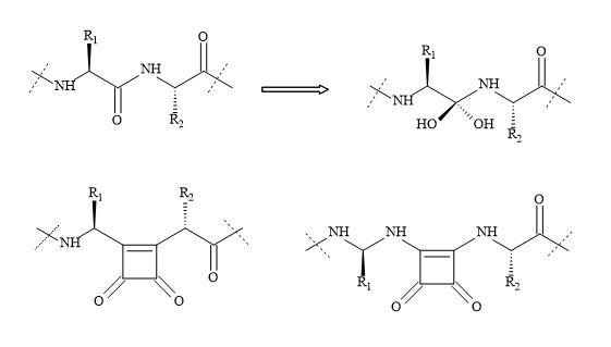 Squaryl group in protease inhibitors