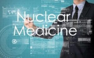 nuclear medicine technologist uses radiopharmaceutical