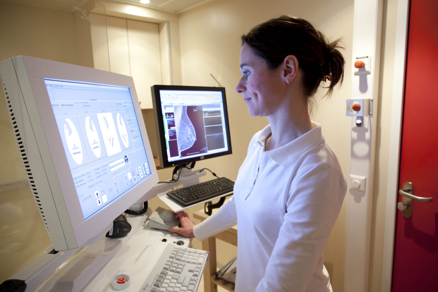 Mammography uses digital imaging to detect and diagnose breast abnormalities early