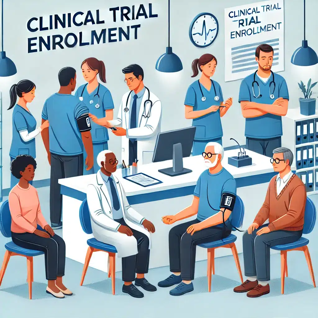 Phase III clinical trials test new treatments on large groups.