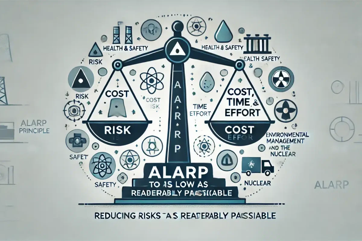 ALARP reduces risks by balancing safety with cost and effort.