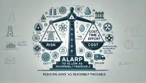 ALARP reduces risks by balancing safety with cost and effort.