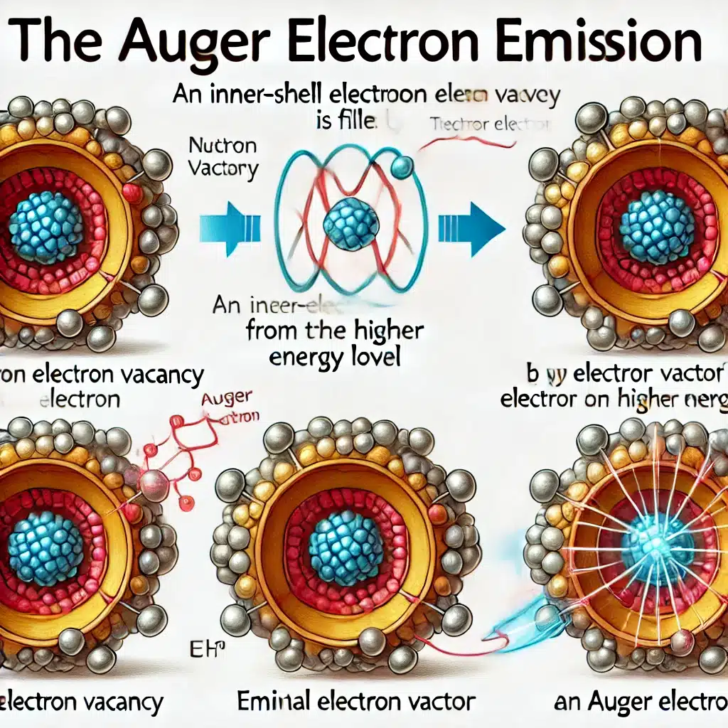 Auger electron emission process