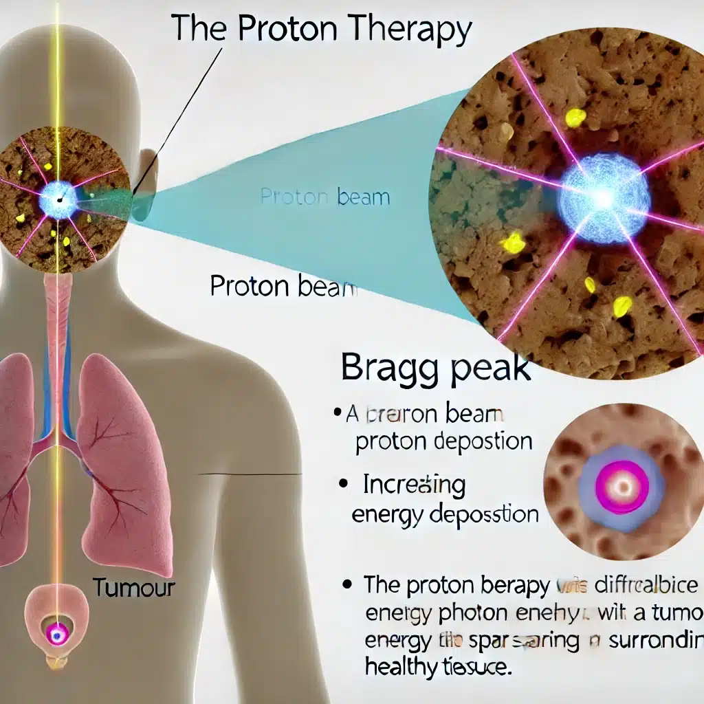 Proton therapy precisely targets tumours while sparing healthy surrounding tissue