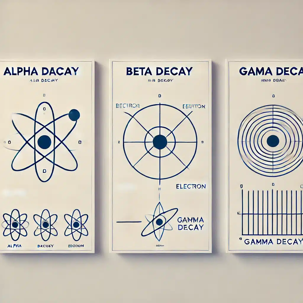 Radioactive decay processes are vital for understanding nuclear physics and applications.