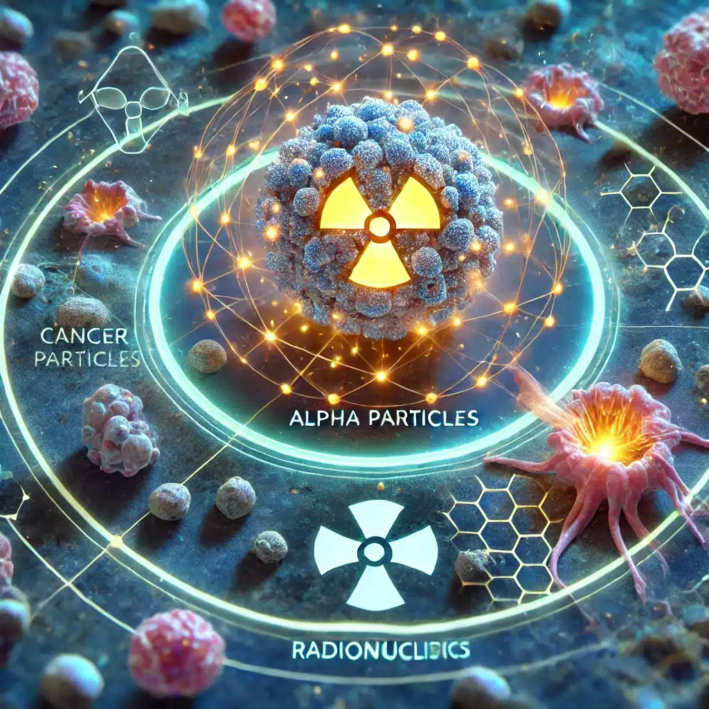 Alpha particles efficiently target cancer cells with minimal collateral damage