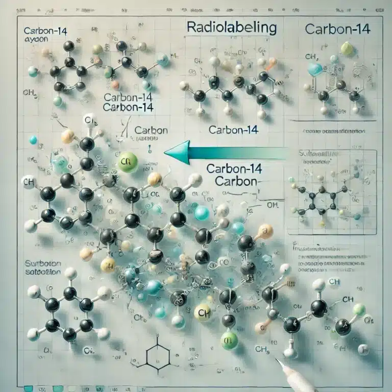 Carbon-14 radiolabelling helps track drug movement through biological systems precisely