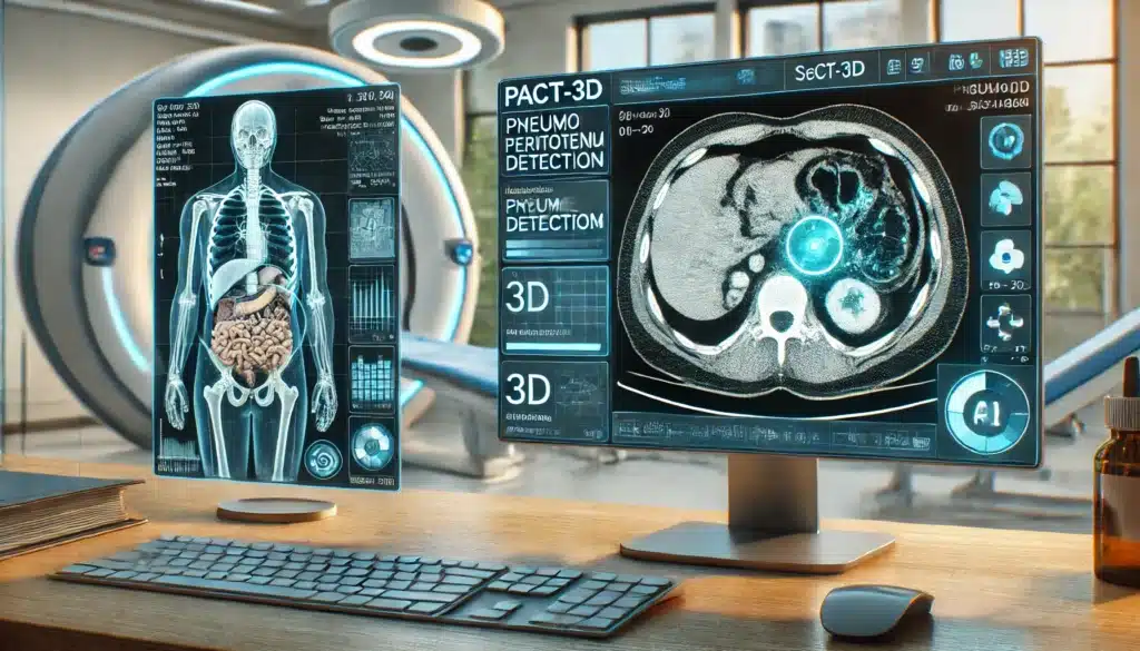 PACT-3D improves pneumoperitoneum detection with speed, accuracy, and reliability