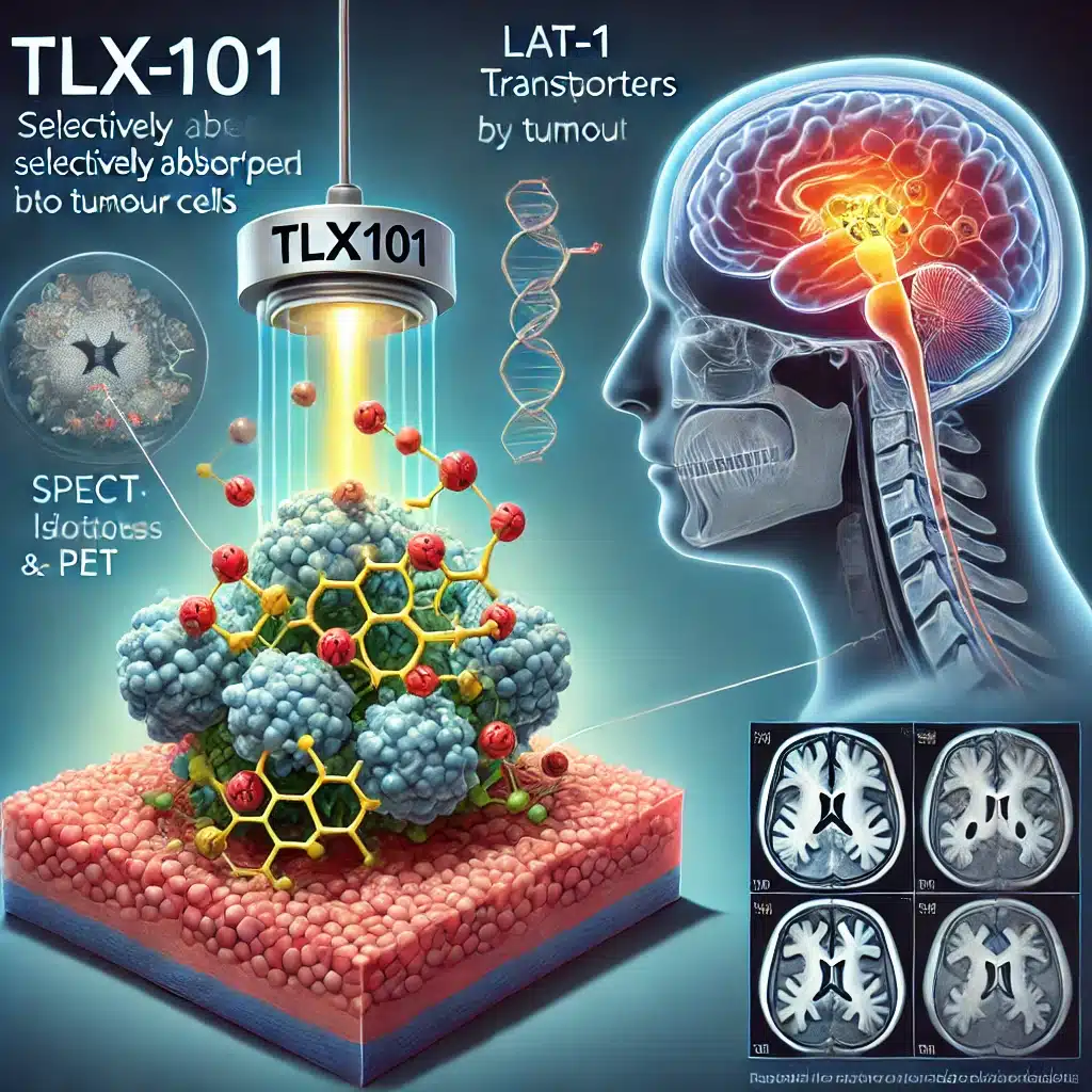 TLX101 targets gliomas, enhancing radiotherapy and improving patient survival outcomes