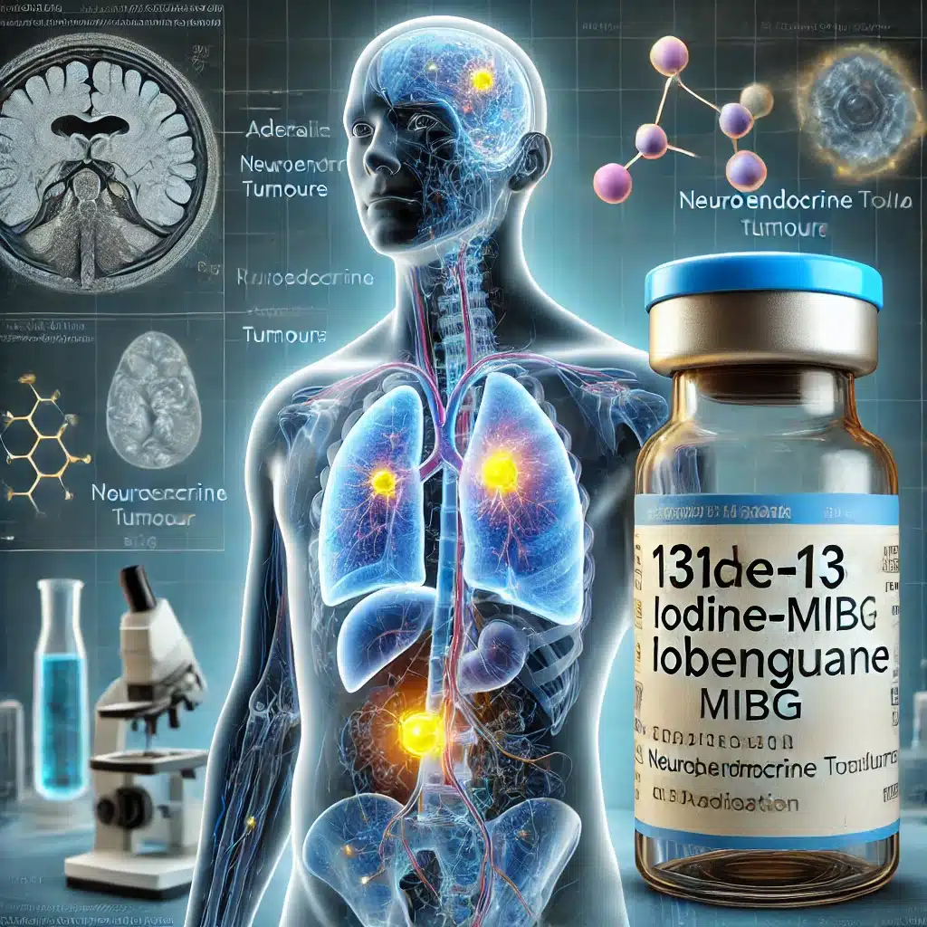 131I-MIBG effectively targets neuroendocrine tumours for diagnosis and therapy.