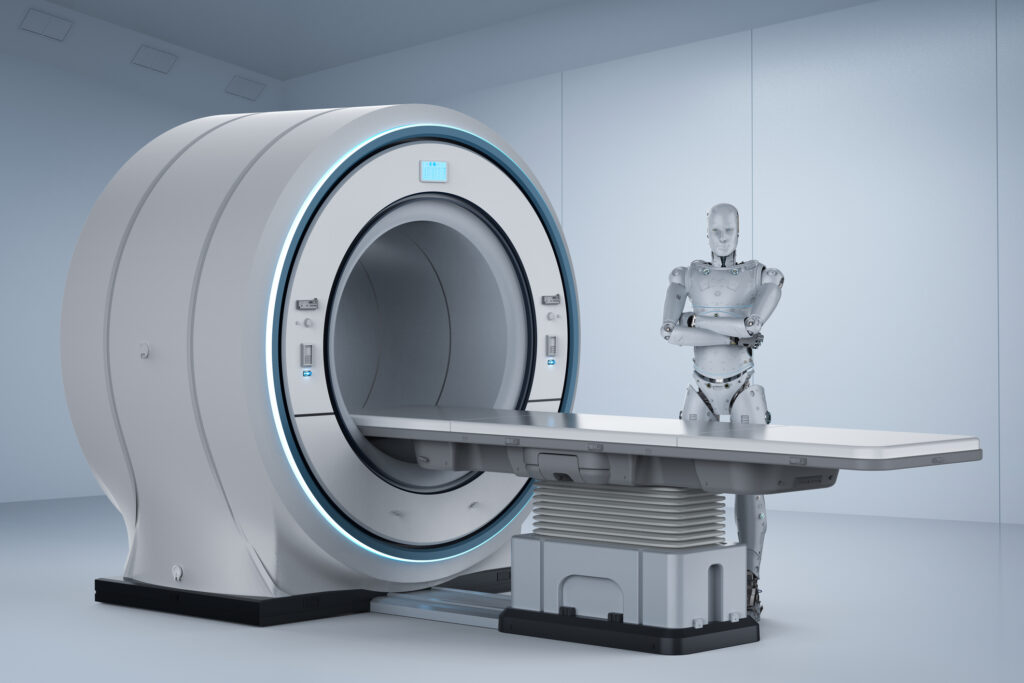 AI integration in MRI transforms imaging, significantly reducing scan times