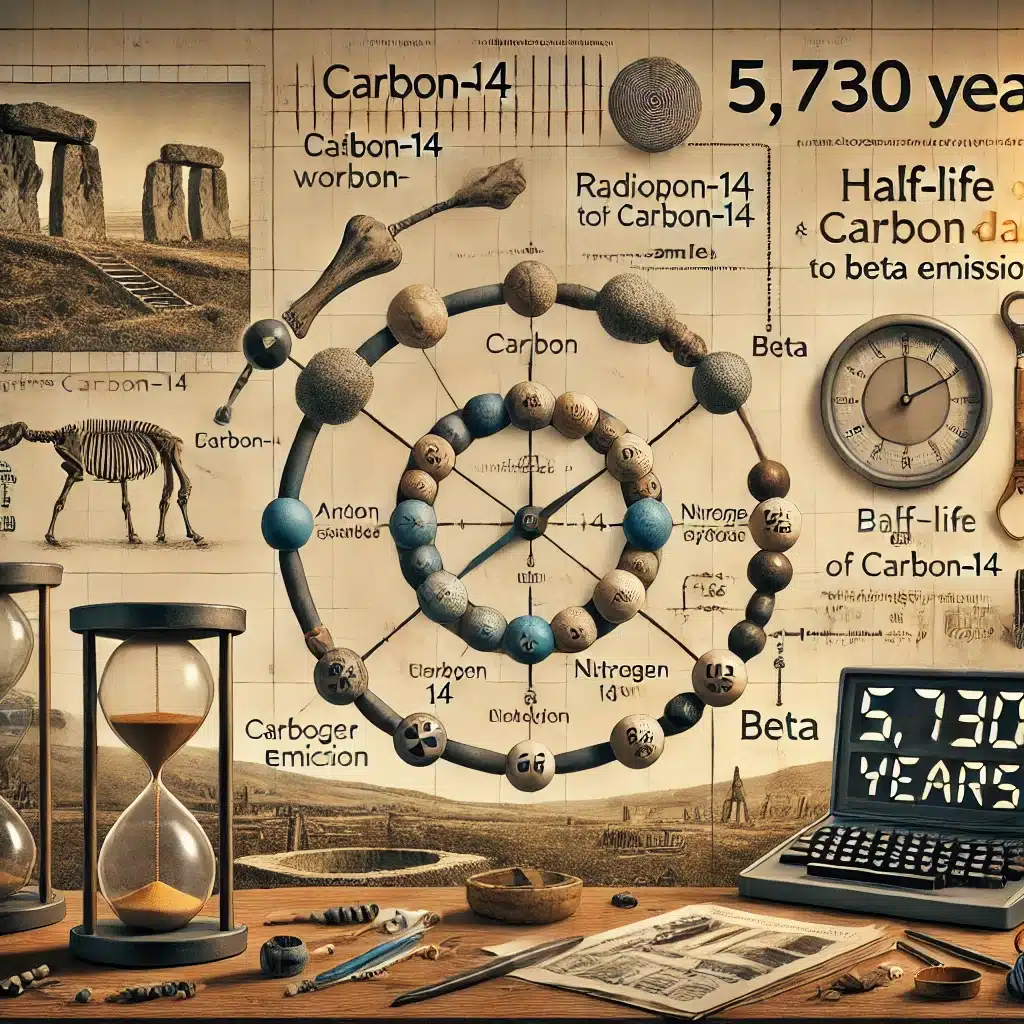 Carbon-14 is crucial for dating ancient artefacts and fossils accurately