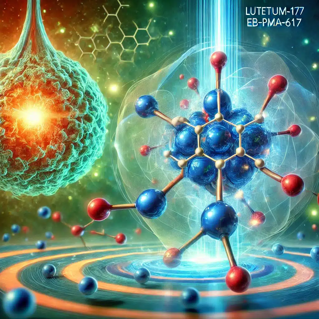 Lutetium-177 EB-PSMA-617 targets prostate cancer with enhanced therapeutic precision