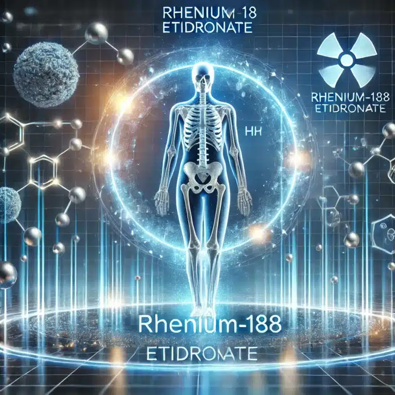 Rhenium-188 Etidronate targets bone metastases, delivering effective therapeutic radiation