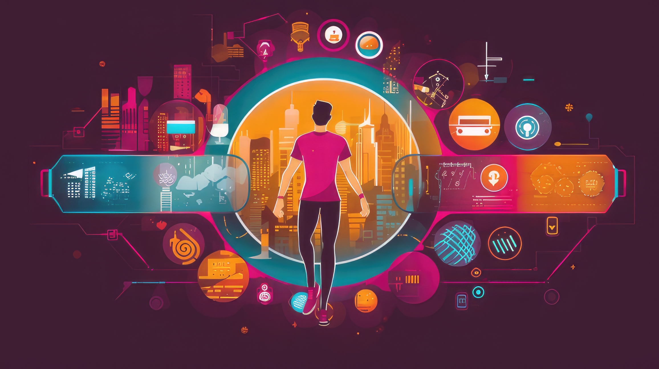Wearable devices and apps track health metrics and encourage active lifestyles