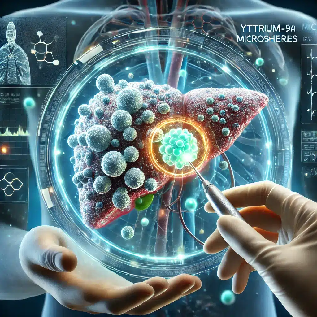 Yttrium-90 microspheres therapy targets liver tumours with precise radiation delivery