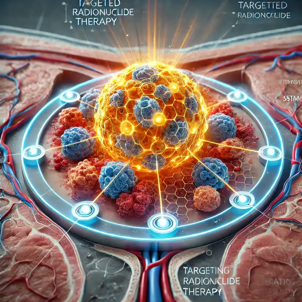 Targeted radionuclide therapy precisely destroys cancer cells with minimal damage