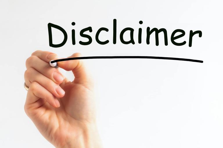 Open MedScience website disclaimer limits liability, accuracy, and reliance on information provided.