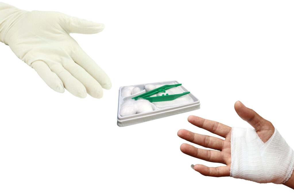 Properly clean and dress a wound to prevent infection and speed healing