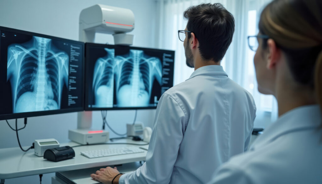 Dark-field radiography highlights tissue microstructure using scattered X-ray signals