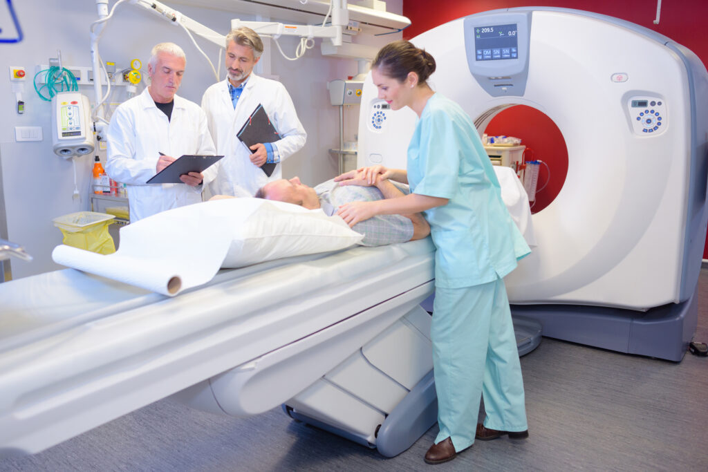 Nuclear medicine technologists operate imaging equipment and ensure accurate diagnostic procedures