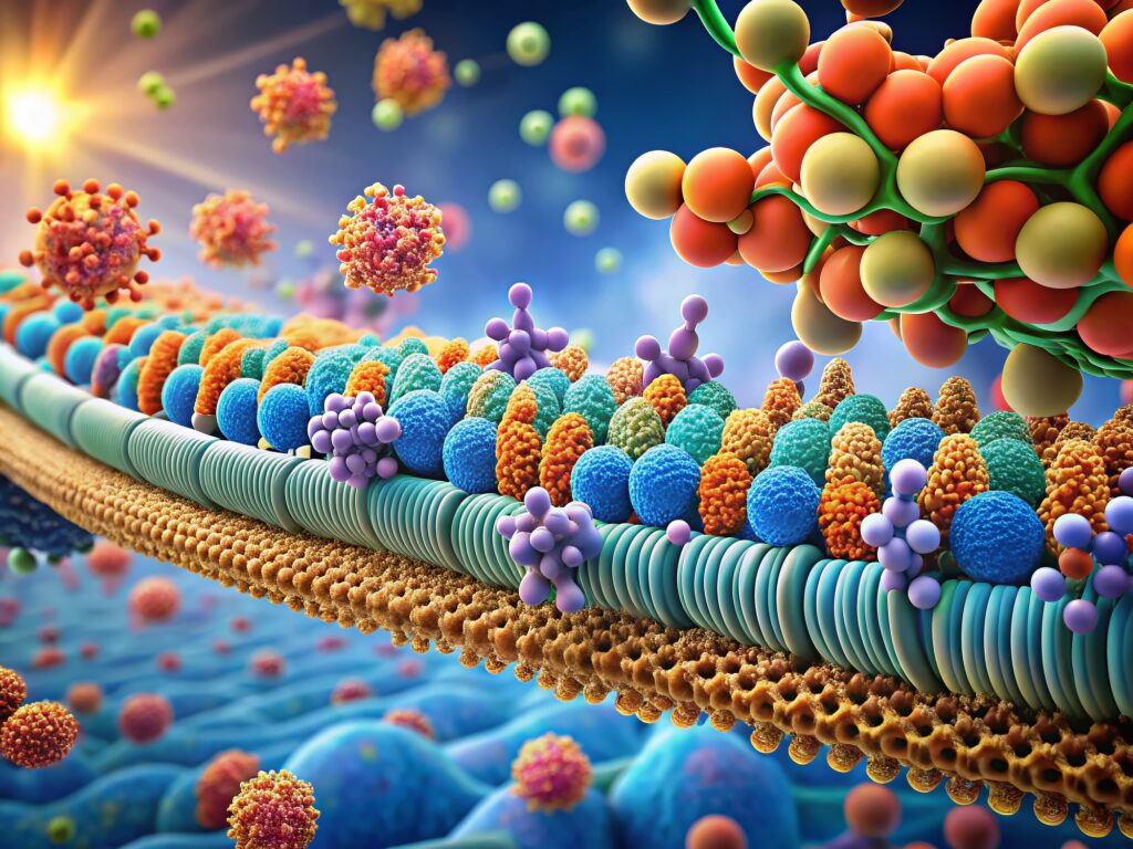 Glucose transport protein GLUT1 facilitates cellular glucose uptake and metabolism