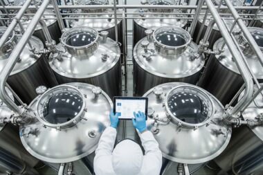 Challenges in biologics process development include scalability, variability, compliance, cost